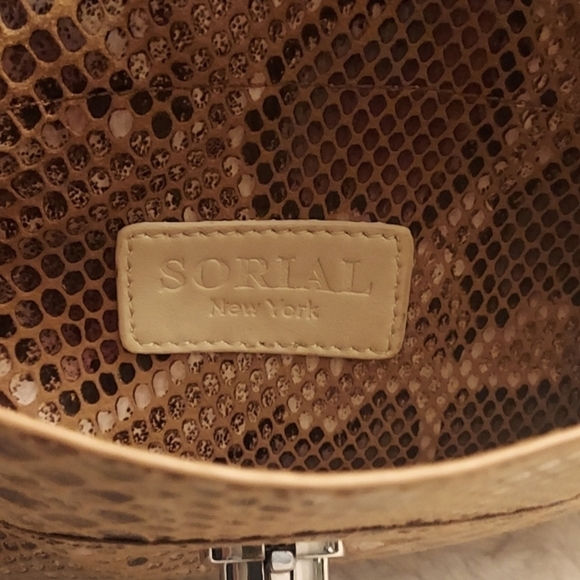 Sorial New New York Snake Skin Shoulder Bag / Clutch - Picture 4 of 6